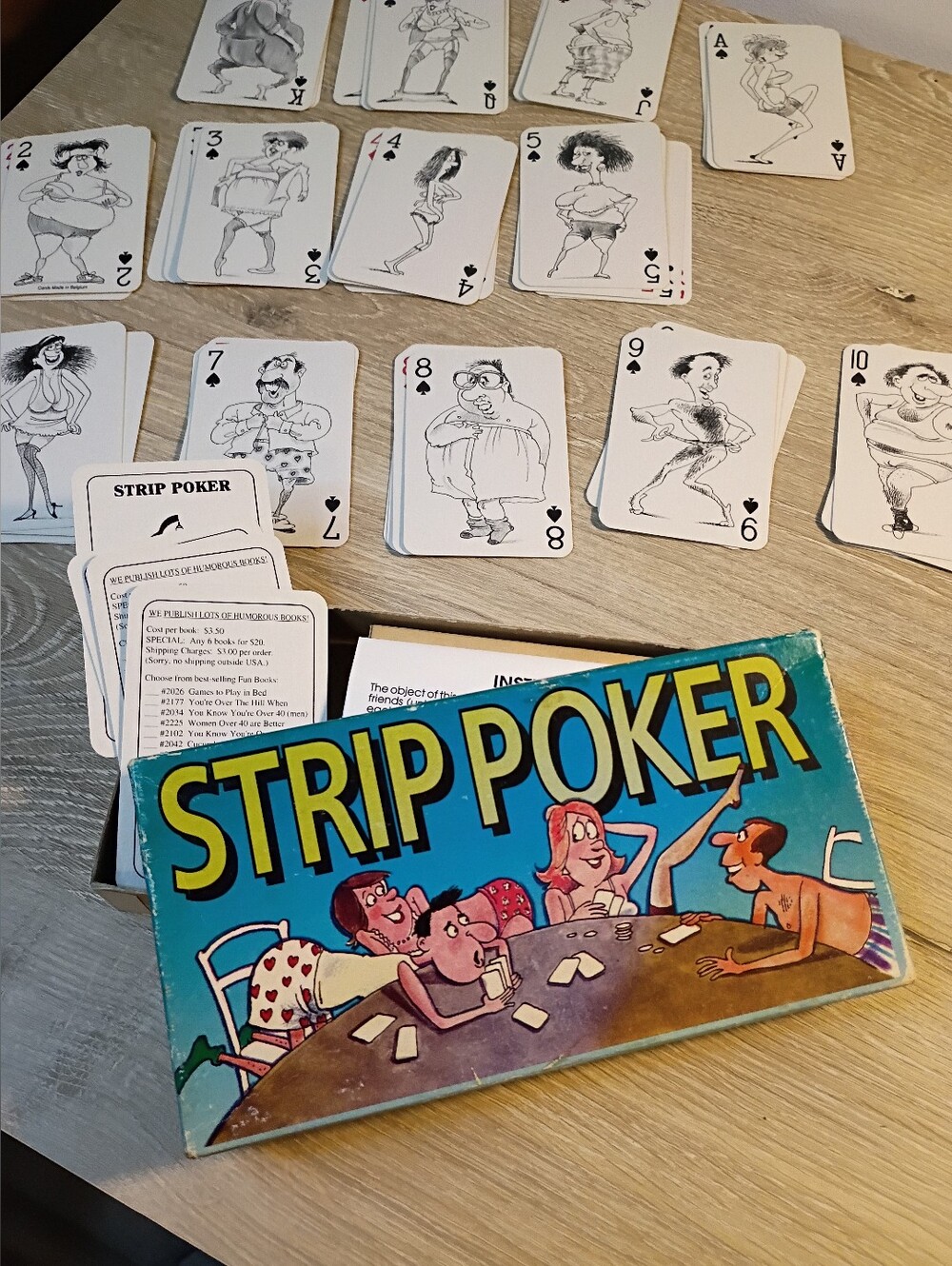Strip Poker Card Game Vintage 1971